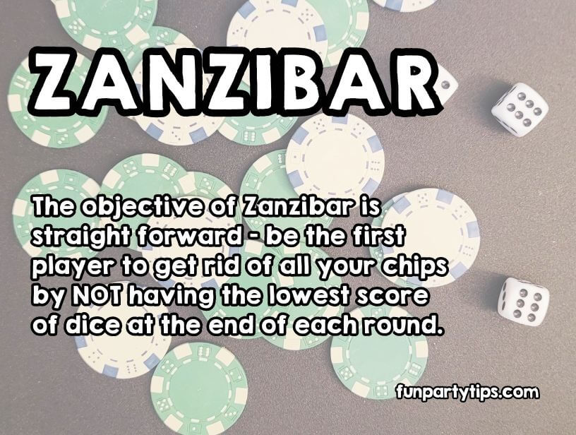 Explanation-of-Zanzibar-dice-game-objective-with-poker-chips-and-dice-to-not-have-lowest-dice-score.