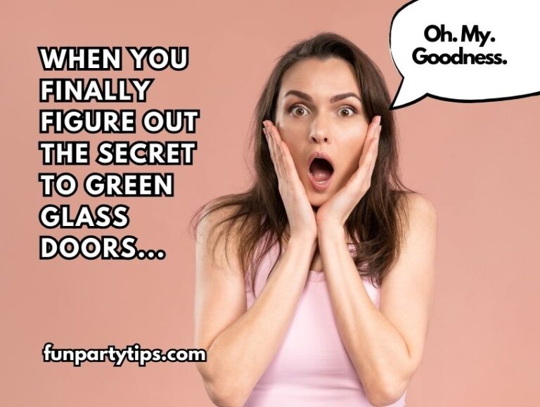 Green glass door a hilarious brainteaser game for all ages fun