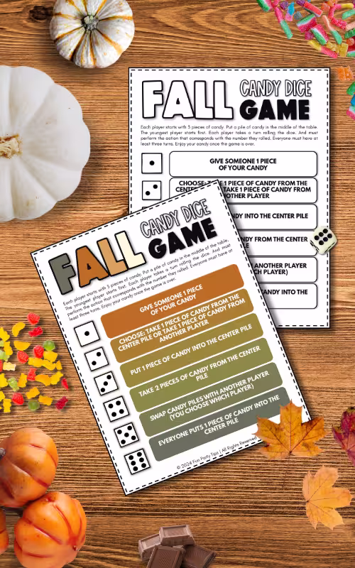 fall-candy-dice-game
