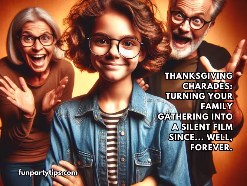 A-family-engages-in-a-silent-Thanksgiving-charade-game-with-a-young-girl-at-the-center-smiling-confidently-in-this-free-printable-holiday-entertainment-idea.