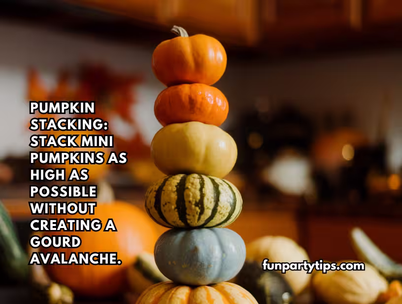 A-fall-pumpkin-game-called-Pumpkin-Stacking-shows-a-tower-of-colorful-mini-pumpkins-and-gourds-balanced-precariously.