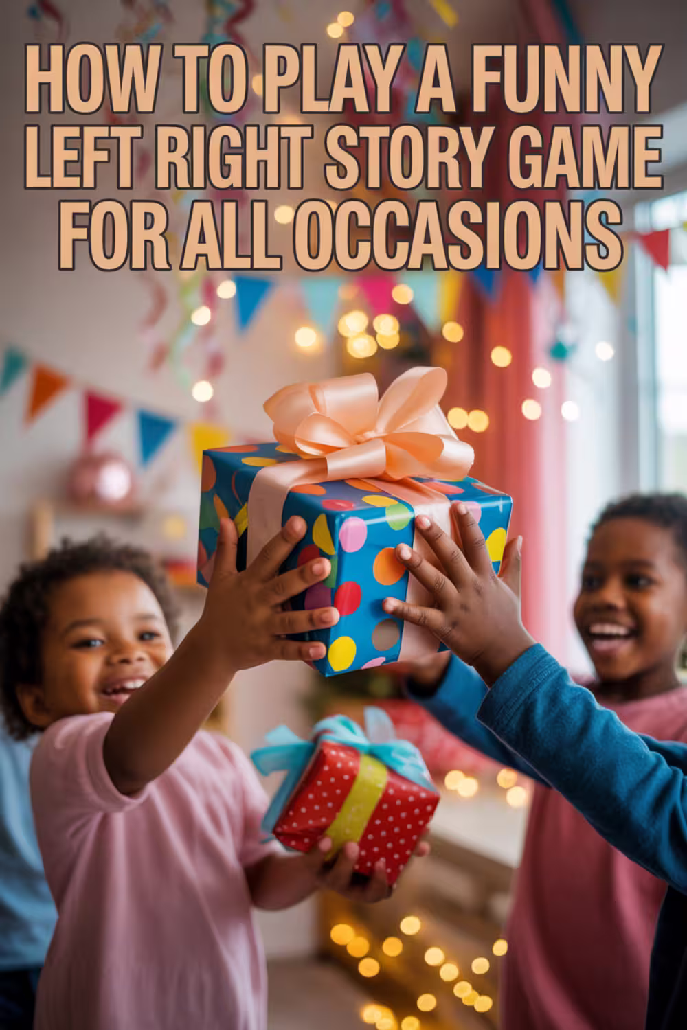 Two-Kids-exchanging-gifts-during-a-Left-Right-Story-Game