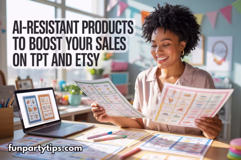 3 Fun AI-Resistant Products to Boost Your Sales on TPT and Etsy